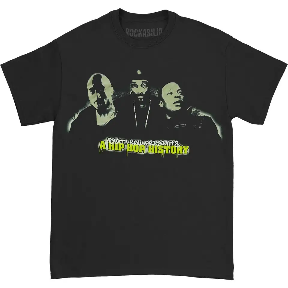 Men's Death Row Records T tričko stredne čierne