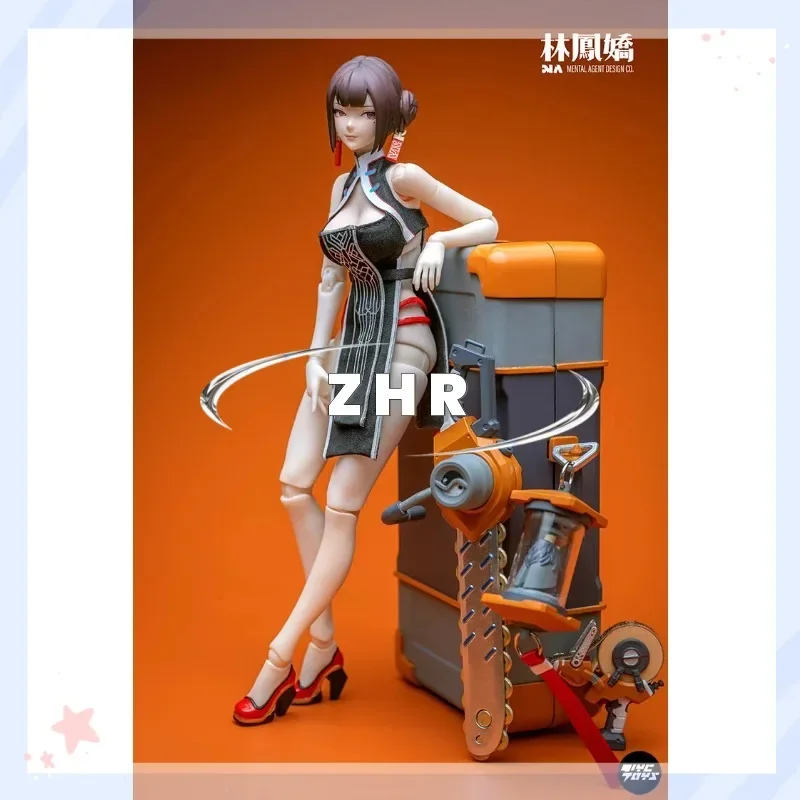 Mentálny agent Zhen Yilu Lin Fengjiao 1/10 Pohyblivá postava Animation Model Model Action Figure Collection Collection Gift