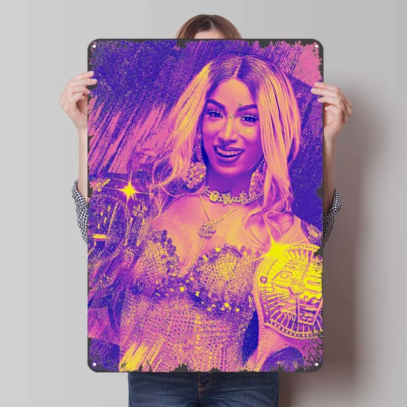 Mercedes Mone TBS a NJPW Metal Signs