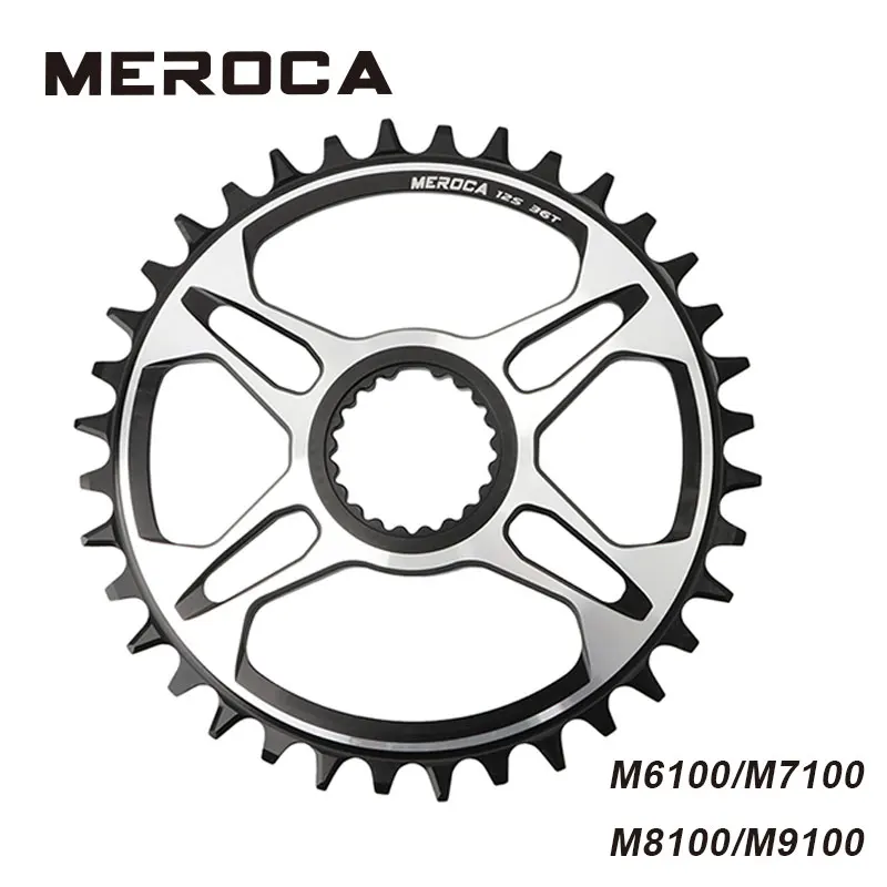 Meroca Mountain Bike Raisring pre FC-M6100/7100/8100/9100 12 Rýchlosť 32T/34T/36T/38T XTR Single Chain Wheel for Shimano