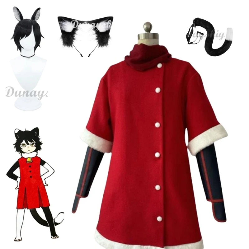 Meshi Dungeon Izutsumi Cosplay Kostým maskovanie pre dospelé ženy Dievčatá zimné kabáty parochne uši