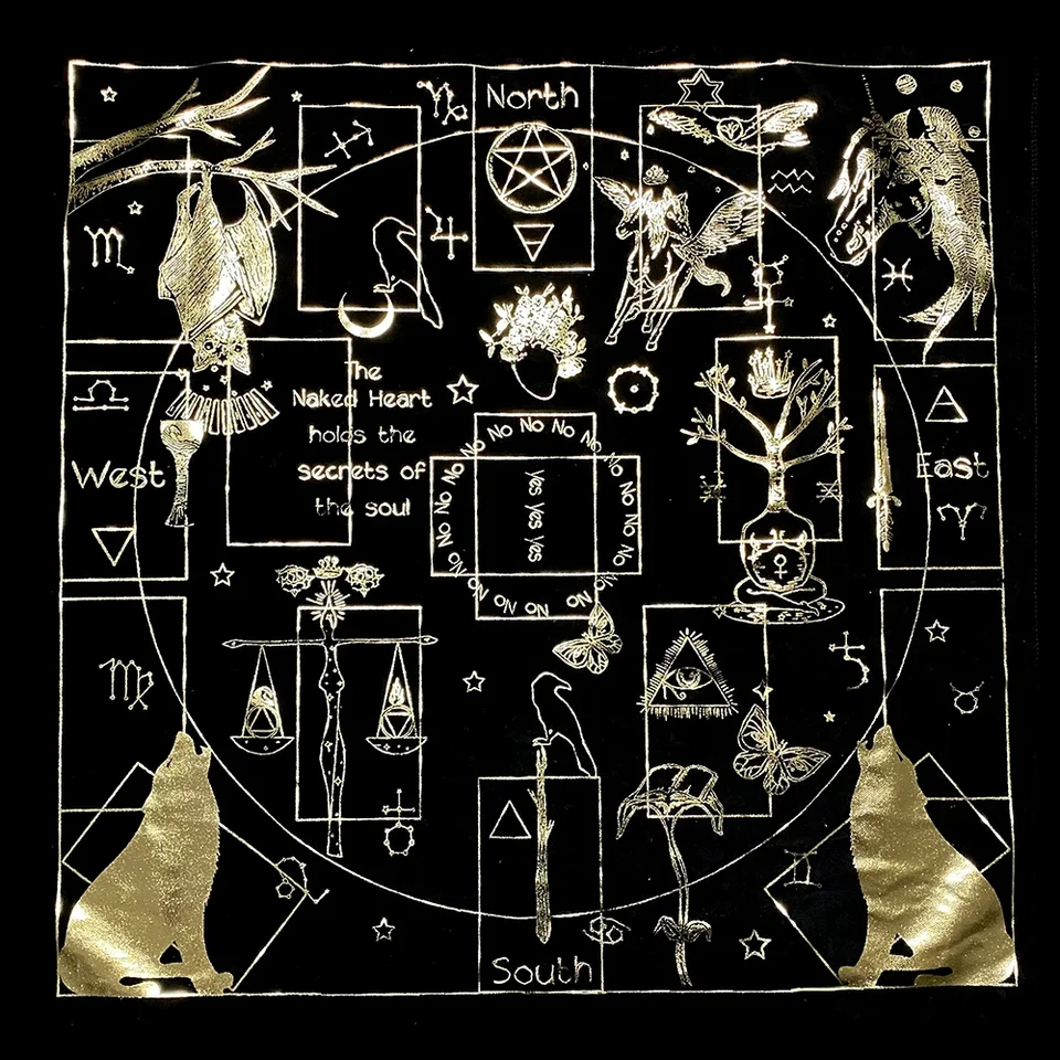 Mesiac Alter Decor Tarot Tank Tarot Mat Wicca Constellation Sun Star Moon Moon Universe Premium čarodejníctvo