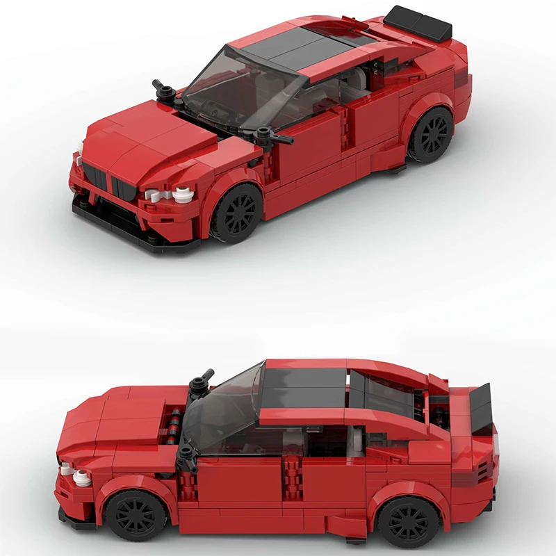Mesto Technické autá MOC BMW M5 Speed ​​Champion Majster Športové pretekárske vozidlá Racer pretekárové bloky Bloky vzdelávací hračky Darček pre priateľov