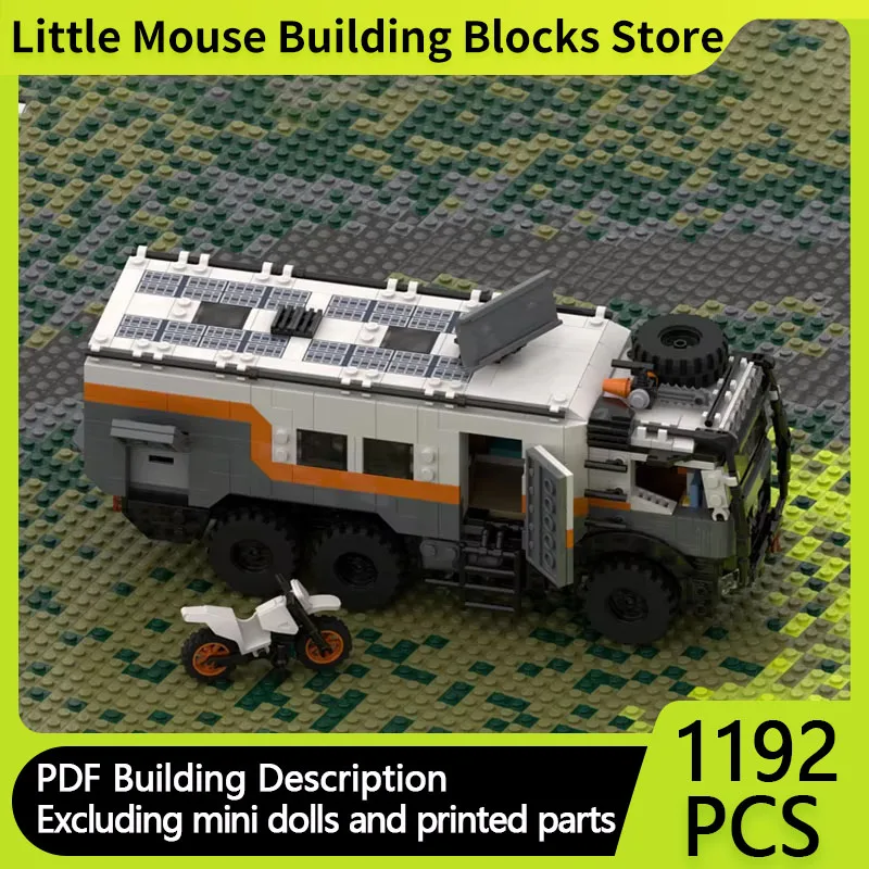 Mestský automobil MOC BUDOVANIE BUDOVANÍ BRICKS OFF ROAD PRESKUPLÁCIE