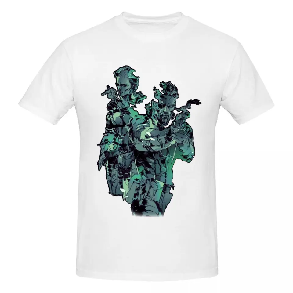 Metal Gear Solid Mgs3 Cover Men Tričko Funny plus veľkosť tričká Pánske okrúhle krk Cotón