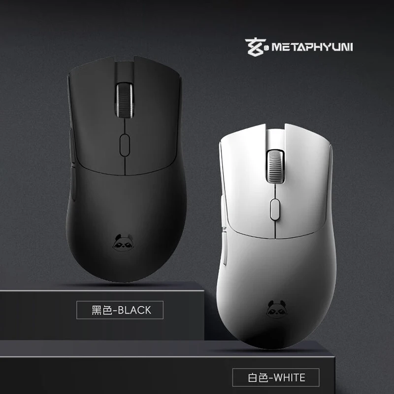 Metaphyuni ​​Metapanda P1 Wireless Mouse P1 Pro Max PAW3395L OW Latency Lightweight E-Sports Gaming Ergonomics Ergonomics PC GAMER DARČEK