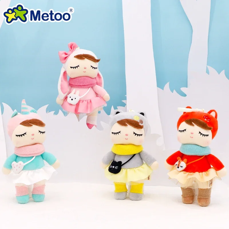Metoo Custom Mascot Animals Fox Pendant Plushies Vlastné plyšové hračky Keychain Soft Mini Mini plyšové kľúče narodeniny darček pre deti