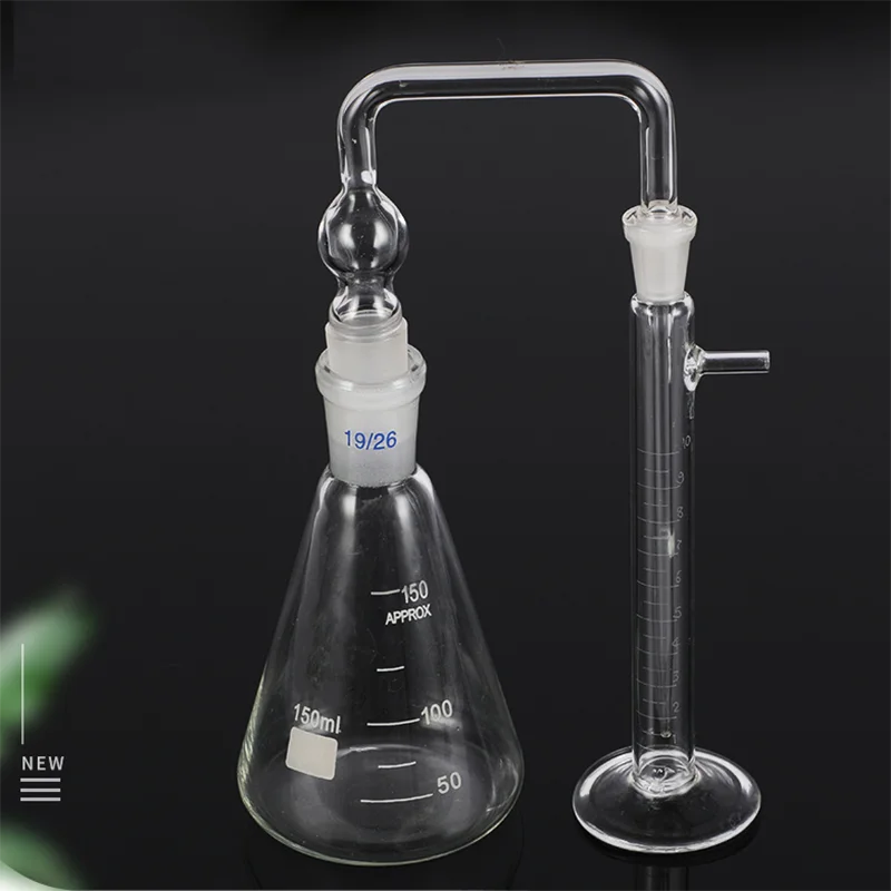 Metóda sklenenej striebornej soli arzénový tester Experimentálny generátor arzínu 100 ml/150 ml testovacie zariadenie arzénu so základňou