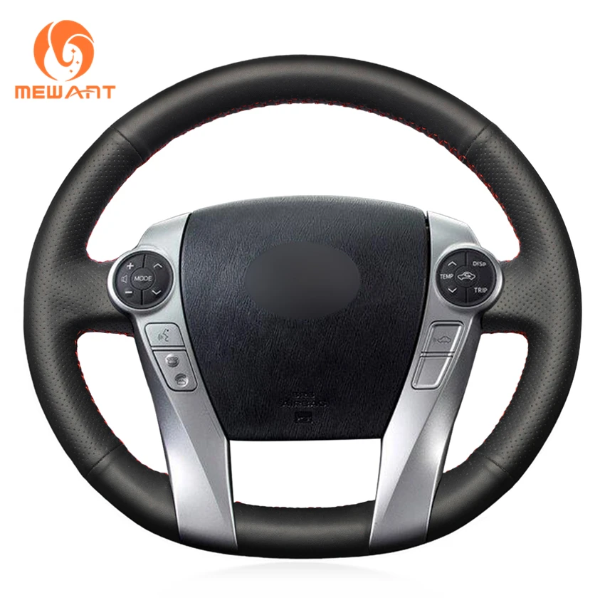 Mewant Black Artificial Leather Car Cover Cover Braid pre Toyota Prius 30 XW30 Prius + C Prius V Aqua 2012 2012-2020