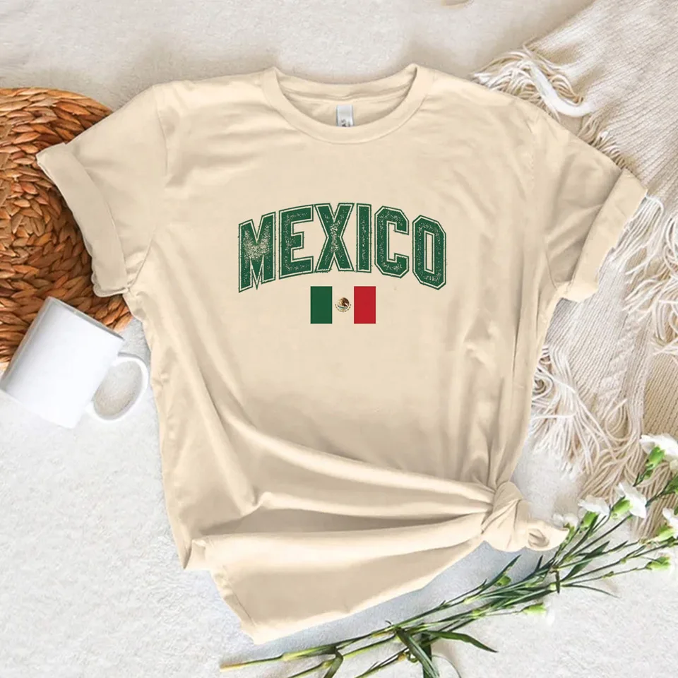 Mexické tričko Ženy Streetwear Summer Harajuku Tričko Girl Harajuku Japonské vtipné oblečenie