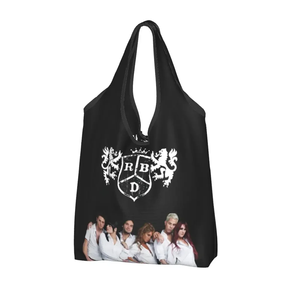Mexický RBD opakovane použiteľné nákupné tašky s potravinami skladacia kapacita 50 lb kapacita Redelde TV Eco Bag Eco-Friendly Ripstop