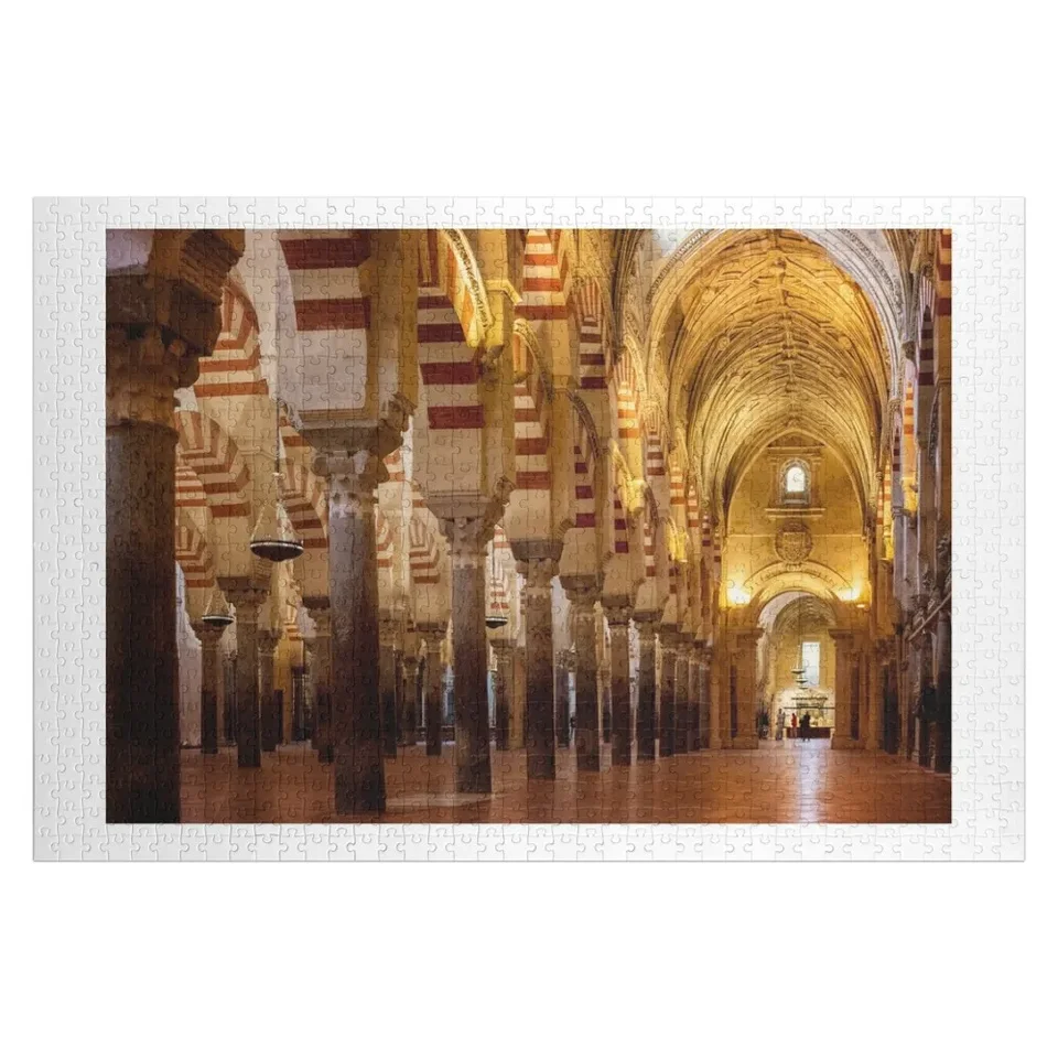 Mezquita katedrála interiér Cordoba Španielsko Jigsaw Puzzle Anime Custom Darček Jigsaw Custom Puzzle