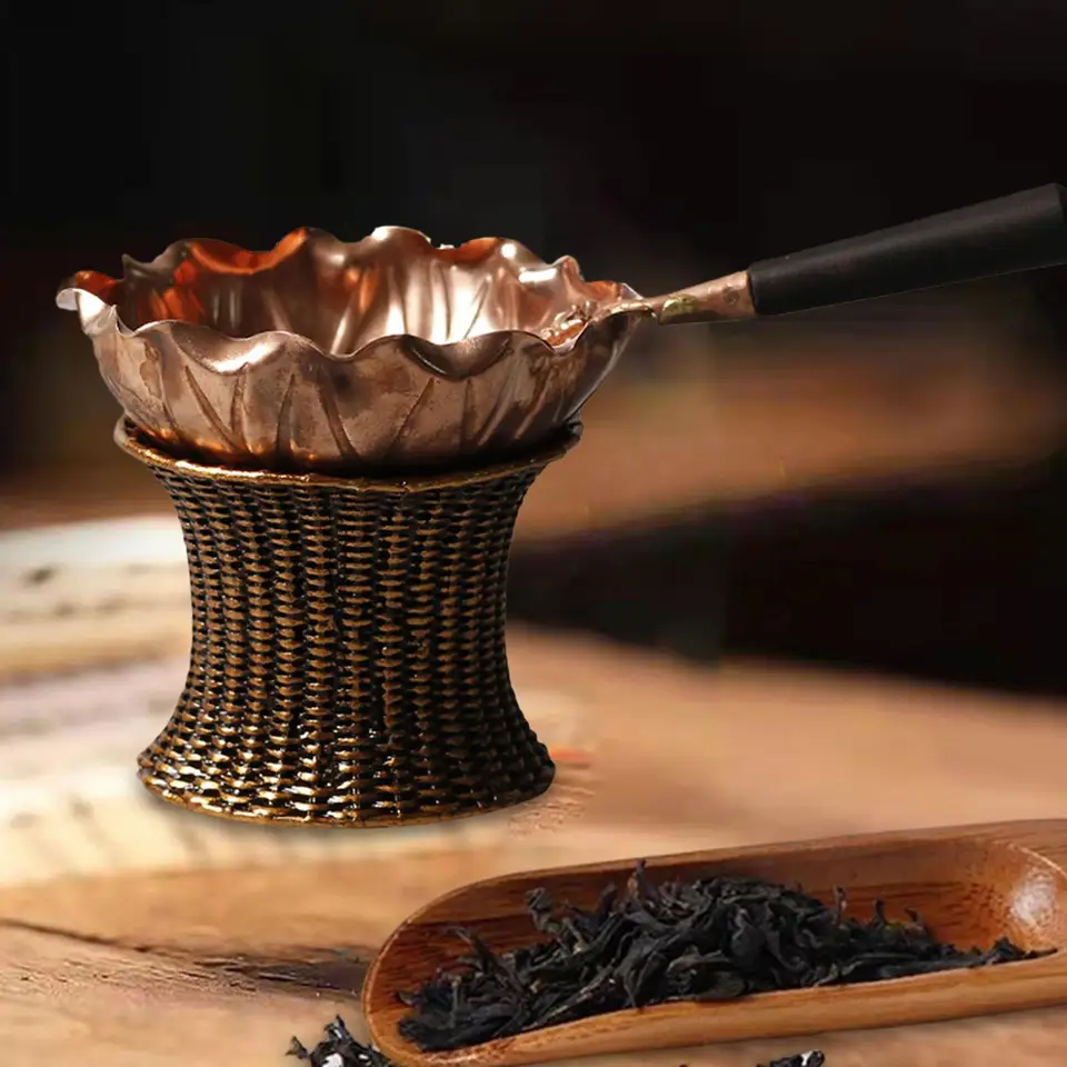 Meďný čajový filter set čajovňa kuchynské príslušenstvo Čajové sitko voľný list čaj strmšie sieťové sitko Tea Infuser Filter