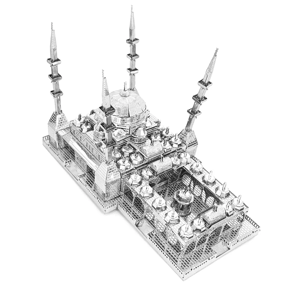 mešita 3D kovové puzzle stavebné bloky súpravy pre domácich majstrov