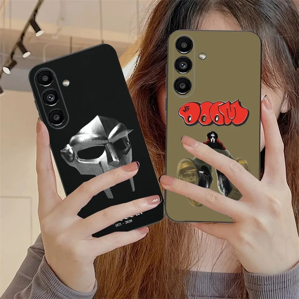 MF D-Doom Rapper Telefon Case pre Samsung S24, S21, S22, S23, S30, Ultra, S20, Plus, Fe, Lite, Note, 10,9,5 G čierny mäkký kryt