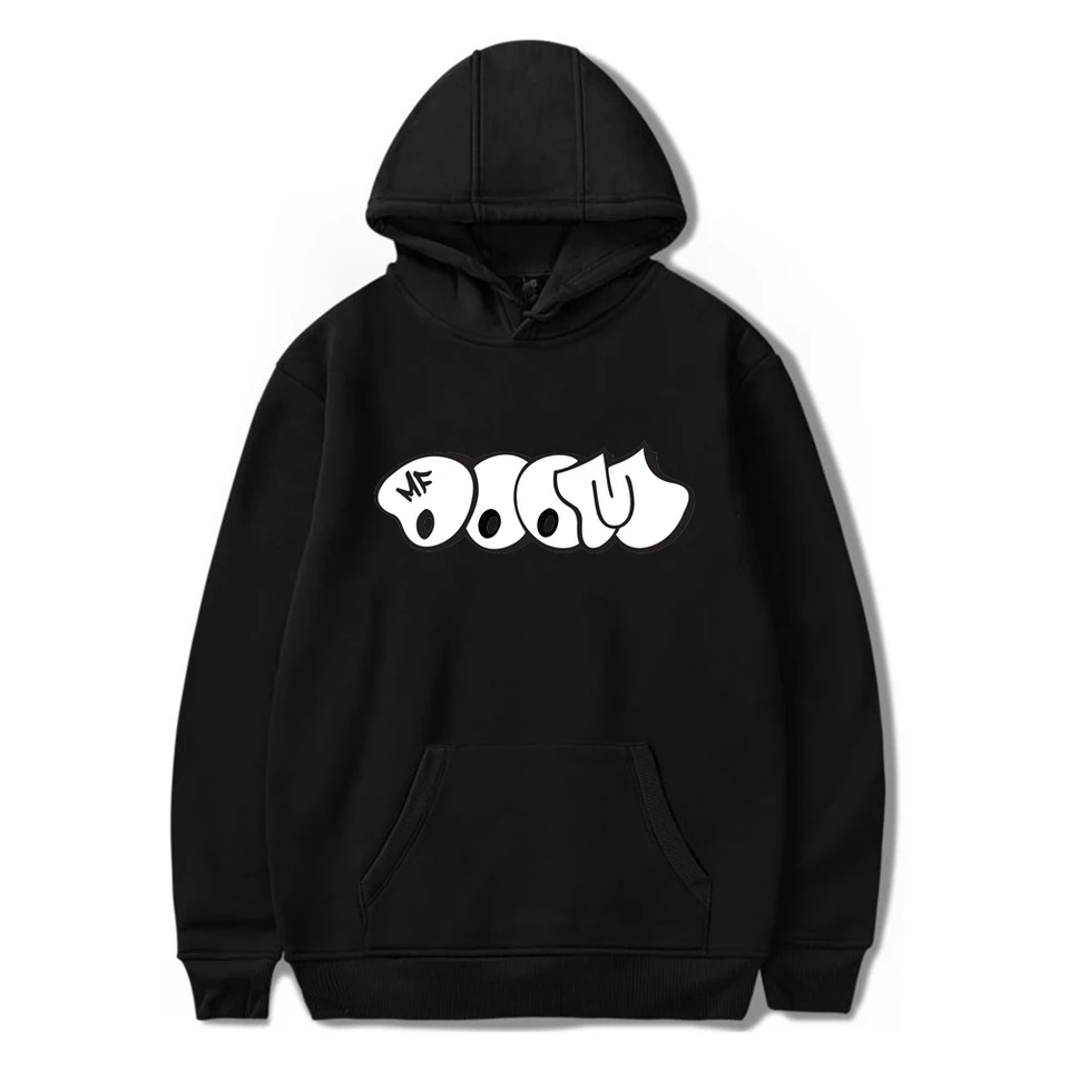 MF Doom Rapper Hoodies Anime Print Streetwear Men Dámske módne nadmerné mikiny hip hopové kapucňové stopy unisex obliekania