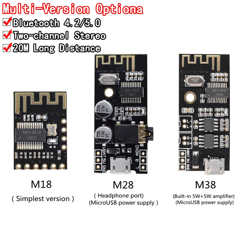 MH-MX8 MP3 Decoder Board Bluetooth 4.2 5.0 Audio Modul Verlustfreie Stereo DIY Repit Lautsprecher Hohe Fidelity Hifi