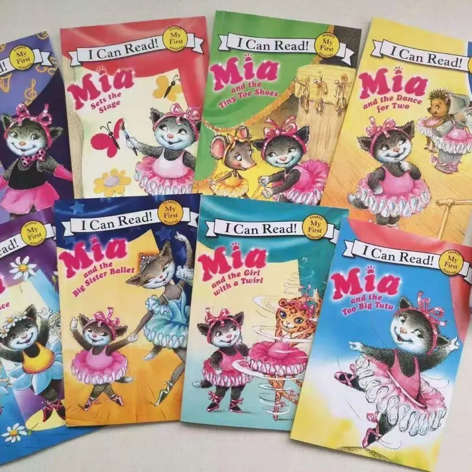 Mia the Cat 8 Ťažba som si prečítať svoju prvú sériu čítania v ranom detskom vzdelávaní kníh DiFuya