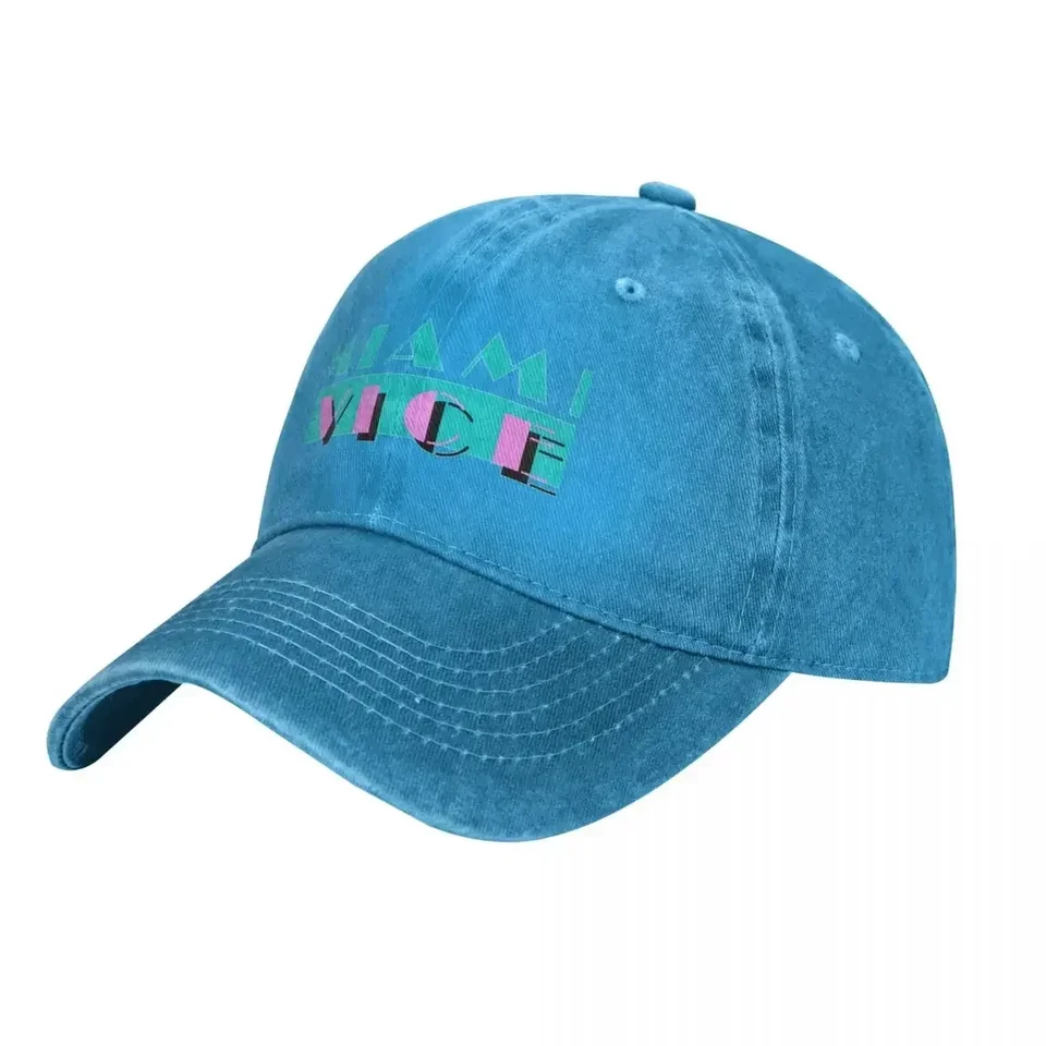 Miami Vice - Televízne relácie - bočná baseballová čiapka Miitaary Cap Man Funny Hat Hountaering Hat Ženy Men's