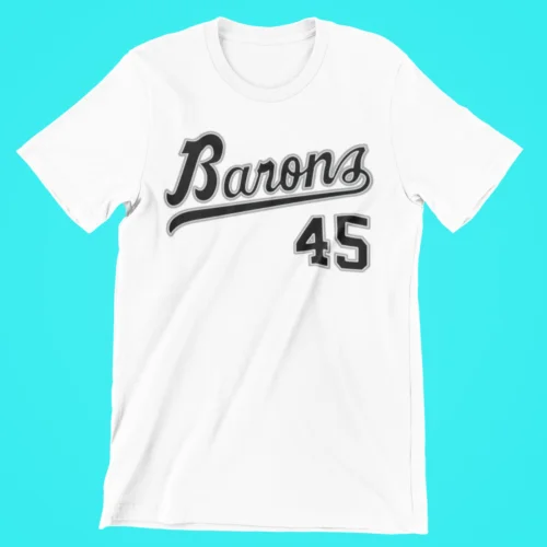 Michael 45 Barons Birmingham Baseball Jersey Premium Blend Tričko