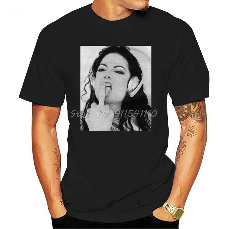 Michael Jackson Tričko Cotton Men Tshirt Harajuku Streetwear