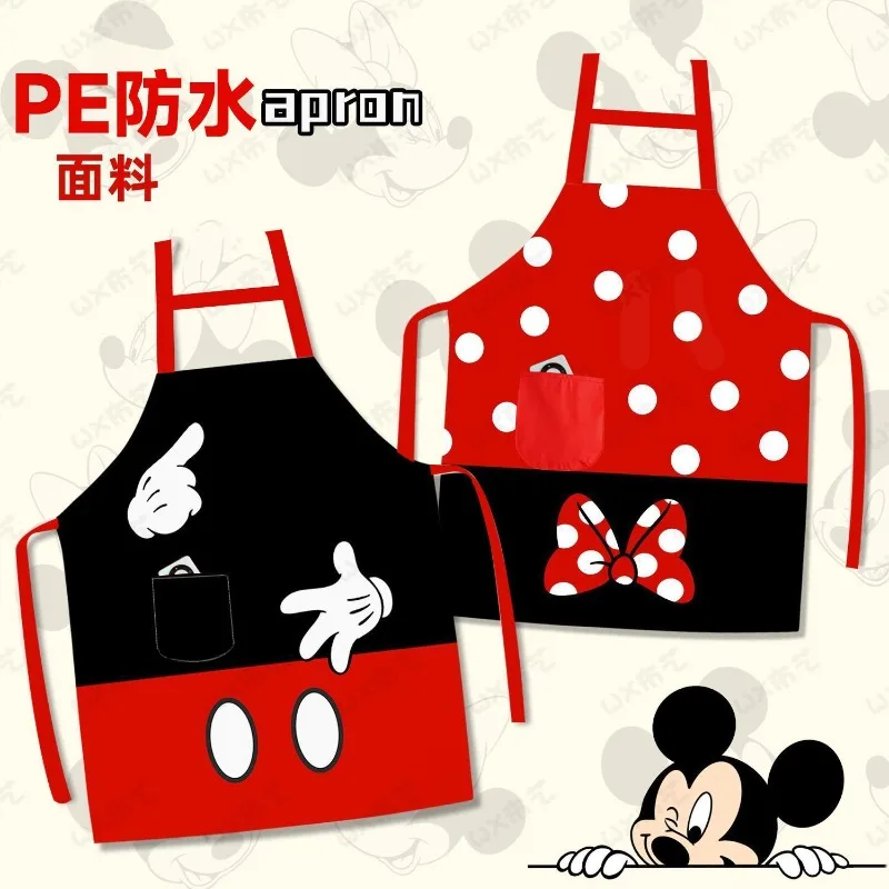 Mickey Cartoon Animation Nepremokavá módna kreatívna zástera kuchyňa Domov leto