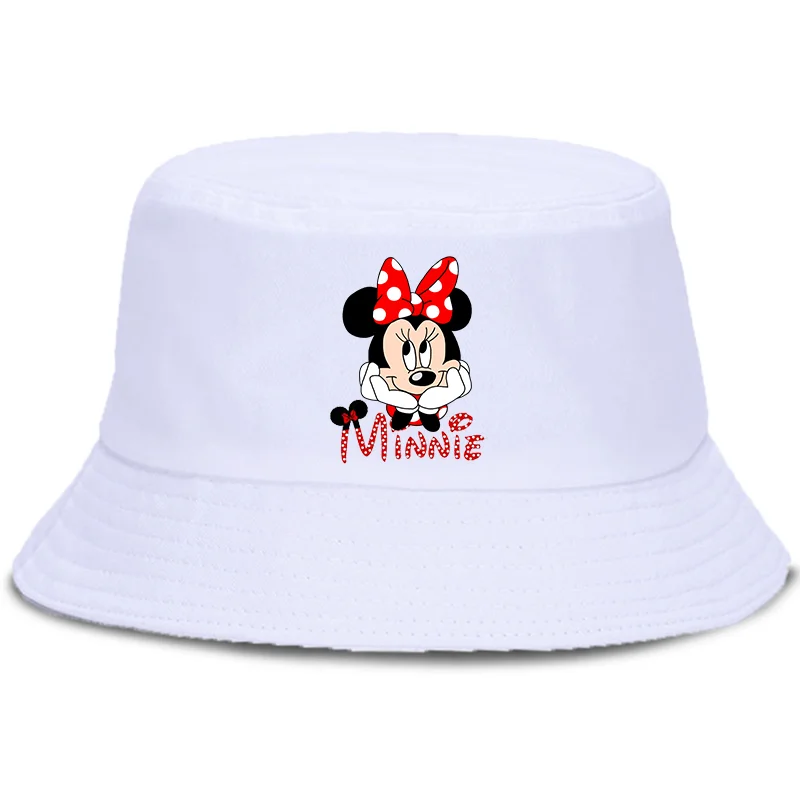 Mickey Minnie Mouse Mouse Rodič a dieťa klobúk Summer Panama Bucket Cap Ženy Hip hop harajuku rybársky klobúk
