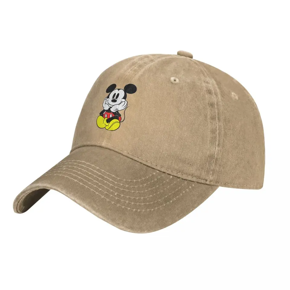 Mickey Mouse Kawaii Cartoon Men Ženy baseballové čiapky zúfalé bavlnené čiapky móda vonkajšie cestovanie