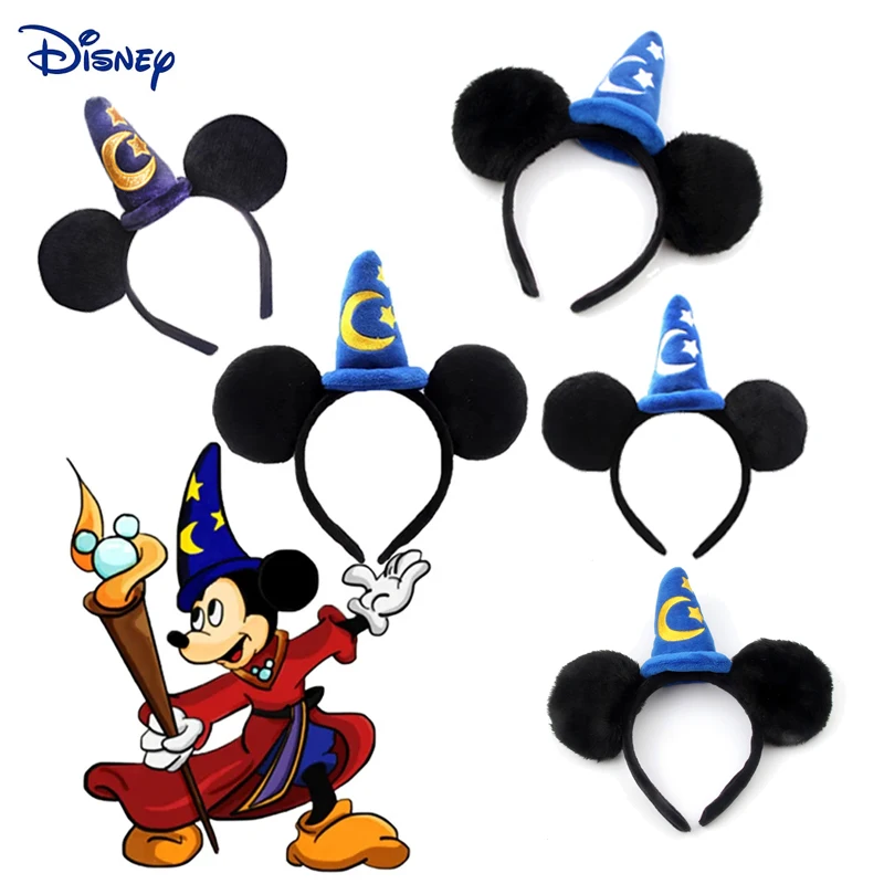 Mickey Mouse plyšová klobúk Starmoon Hat čelenka Disney Headar Cosplay dekorácie vianočná večierok Hikovec pre dospelých/deti