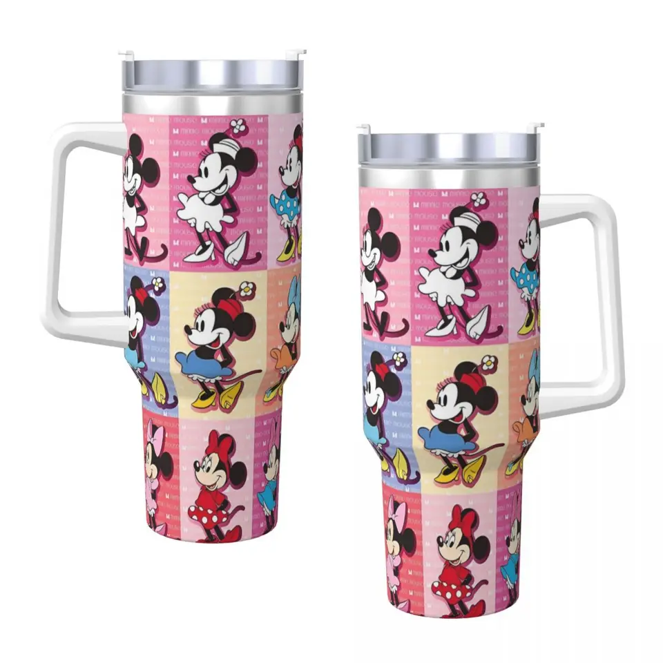 Mickey Mouse z nehrdzavejúcej ocele Plážové poháre