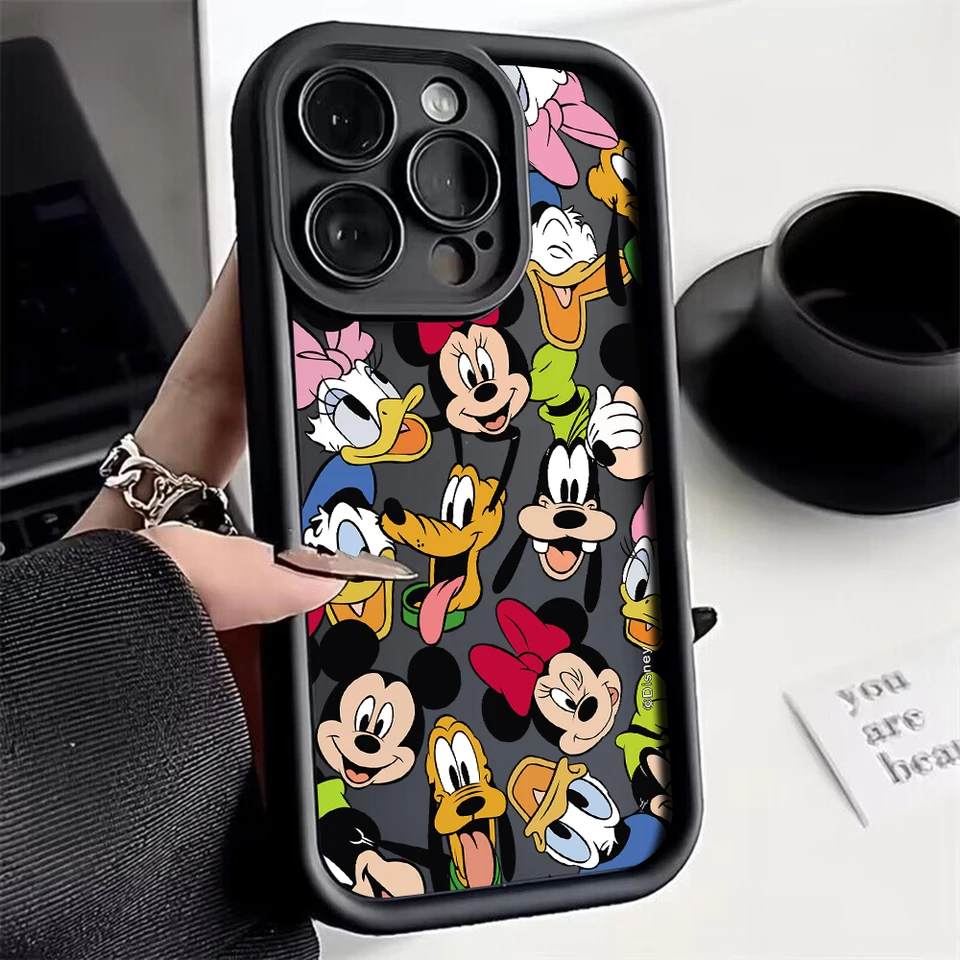 Mickeys Minnies Mouse Puzdro pre disneys Samsung S25 S24 S23 S22 S21 S20 POZNÁMKA 20 FE Plus Ultra 5G Soft Silikone TPU Cover TPU