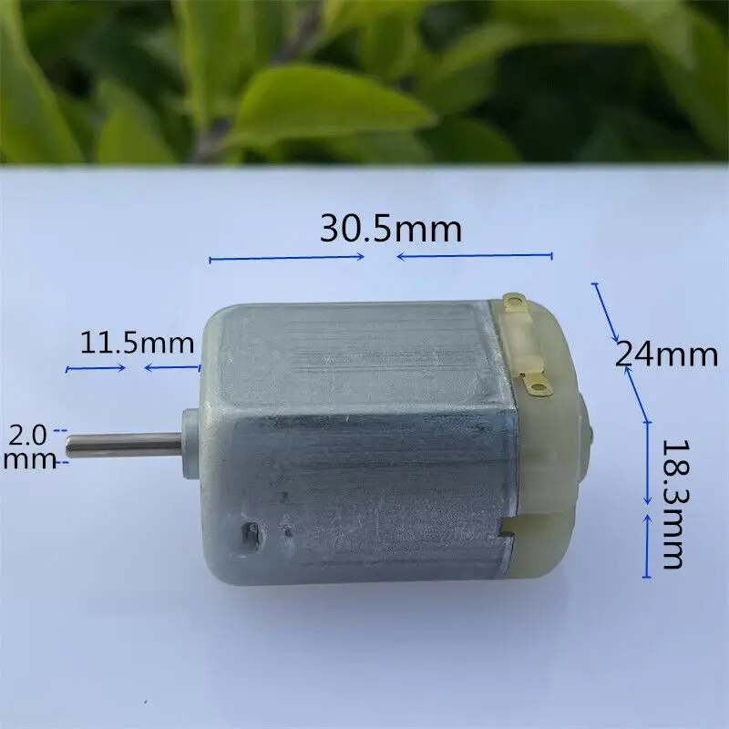Micro 24mm GEE FC-280SA Motor uhlíka DC 3V-7,4V 5V 6V Vysokorýchlostná silná magnetická plocha 280 MOTOR DIY Toy RC CAR WORS MODELY