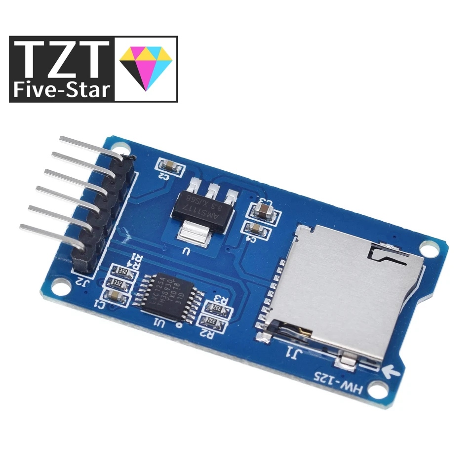 Micro SD Storage Expansion Board Micro SD TF Pamäťový štít Modul SPI pre propagáciu Arduino