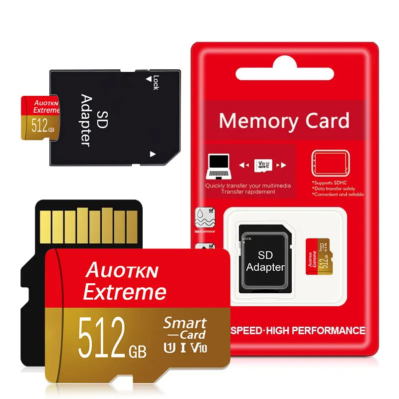 Micro TF/SD karta 512 GB Flash Pamäťová karta triedy 10 Micro Mini SD karta 8 GB 16 GB 32 GB 64 GB TF karta pre tablet fotoaparátu smartfónov