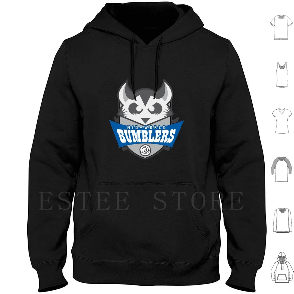Mid-world Bumbler Hoodie dlhý rukáv Dark Tower Stephen King Futbalové logo Logo America Billy Bumbler Katet Mid Mid
