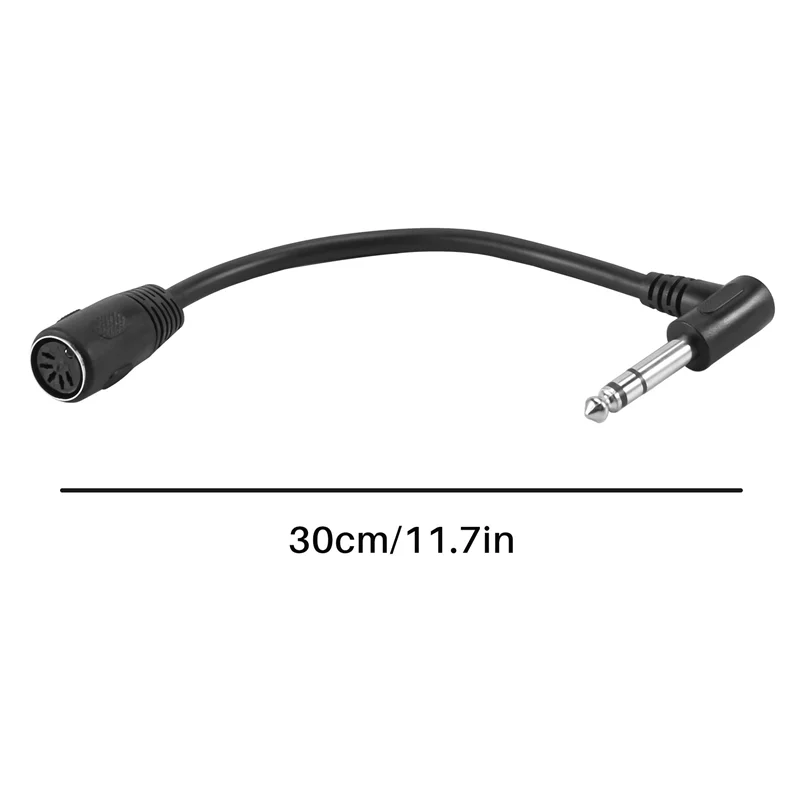 MIDI kábel, 5-kolíkový din ženský až Monoprice 6,35 mm (1/4 palca) mužské trbs stereofónny zvukový predlžovací kábel
