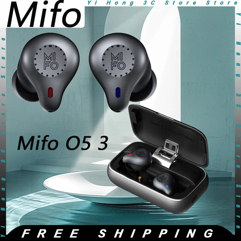 Mifo O5 3 v uchu bezdrôtové slúchadlá redukcie hluku Vodotesná ultra dlhá životnosť batérie Športové slúchadlá Bluetooth uši