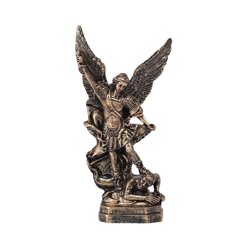 Miguel Archanjel 5.12inch Resin Miguel Socha pre zberateľov Dropshipping
