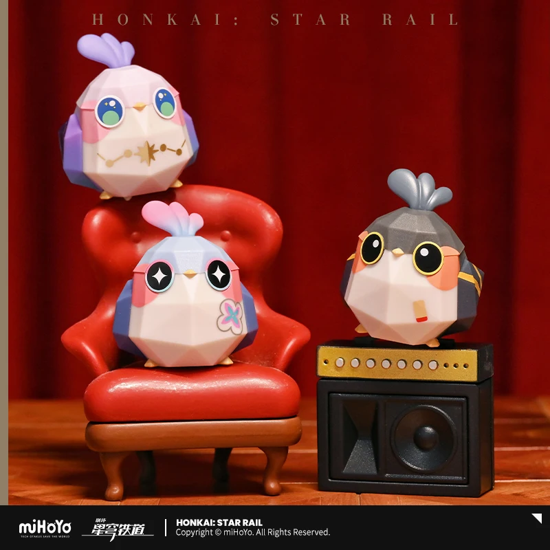 Mihoyo Honkai Star Rail Skladacie vtáky Mini Blind Box Trailblazer 7. marca Robin Firefly Collectible Figure Hračky Anime Game Darček