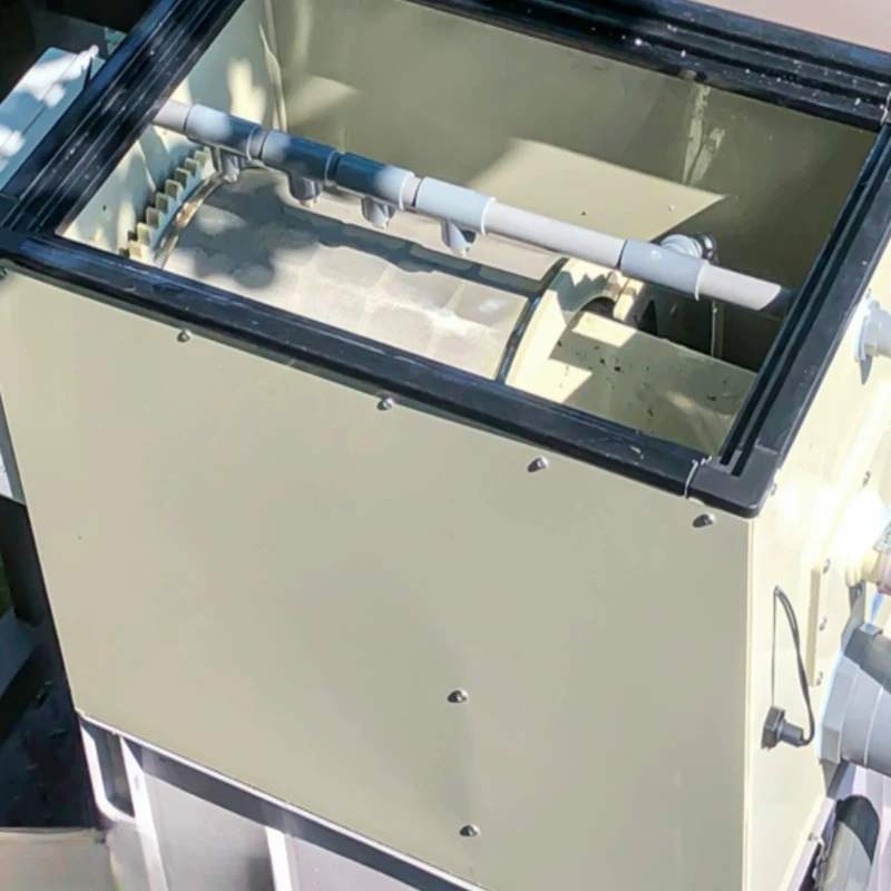 Mikro filter rybí rybník Aquaculture Automatické preplachovanie koi rybníka voda Cirkulation System