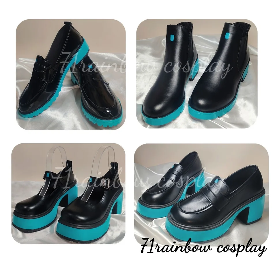 Mikuu topánky Anime mikku jk forma cosplay topánky miku cosplay topánky topánky