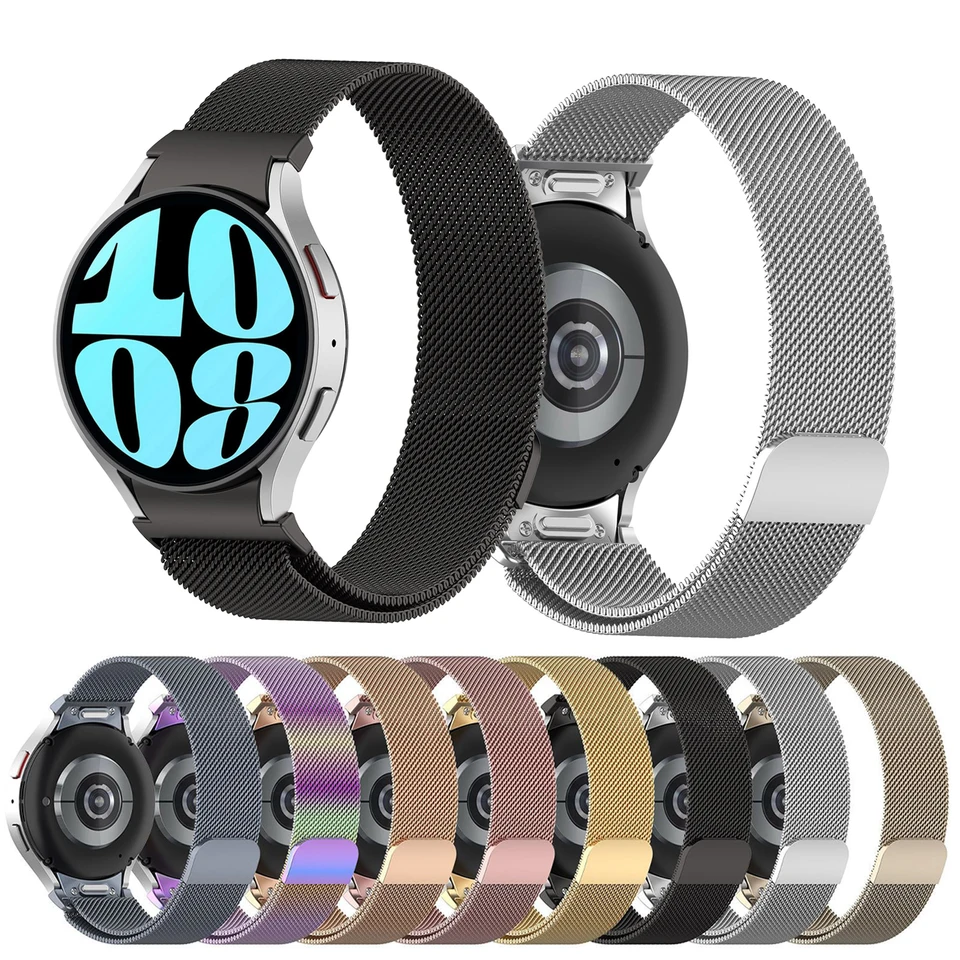 Milanese Loop Band pre Samsung Galaxy Watch 7 6 5 4 40 mm 44 mm/5 Pro Metal Bracelet Galaxy Watch 4 6 Classic 47 43 42 46 Mm Strap