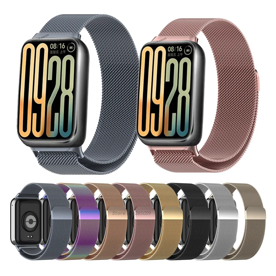 Milanese Loop Band pre Xiaomi Mi Band 9 Pro 8 Pro Smartwatch Metal Strap Ratracelet pre Redmi Watch 4 náramok príslušenstva Correa