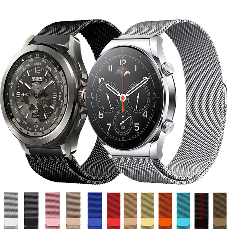 Milanese Loop for Xiaomi Watch 2 Pro Mi Watch Color 2 Strap Metal Coverless Ocel Náramok pre Xiaomi Watch S4 S3 S2 S1 Active