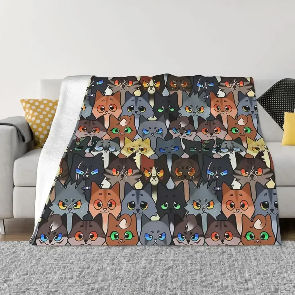 Milenec mačiek Art Drave Flanel Spring Jeseň Warrior súprav