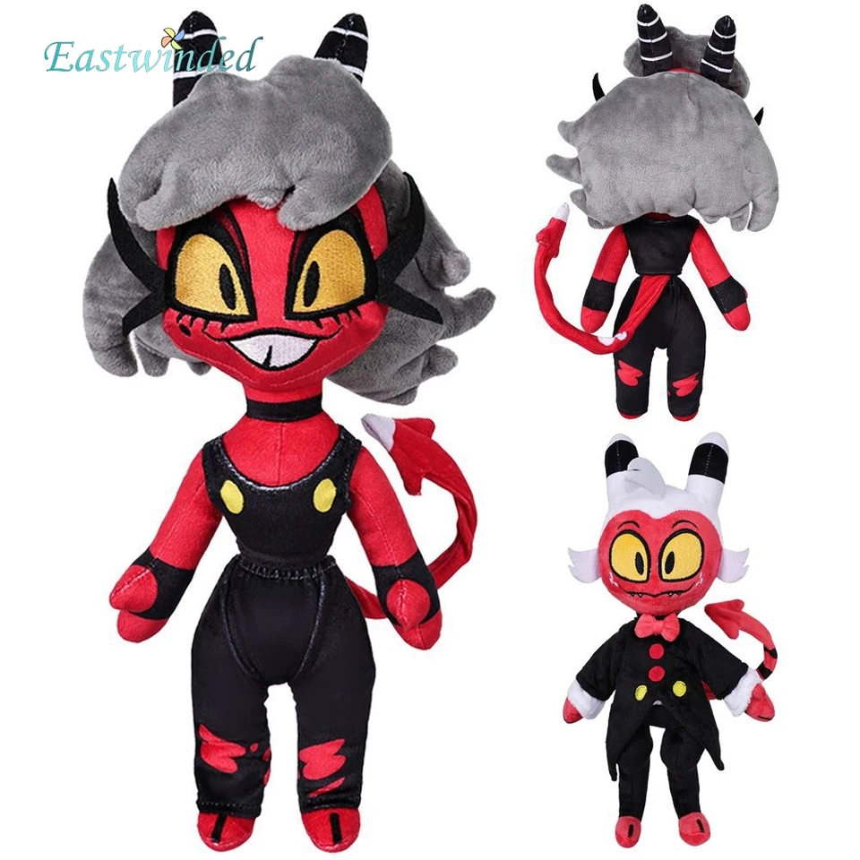 Millie plyšové moxxie plyšy helluva cosplay figurové rekvizity 36 cm karikatúra mäkký plnený maskot vianočné narodeniny
