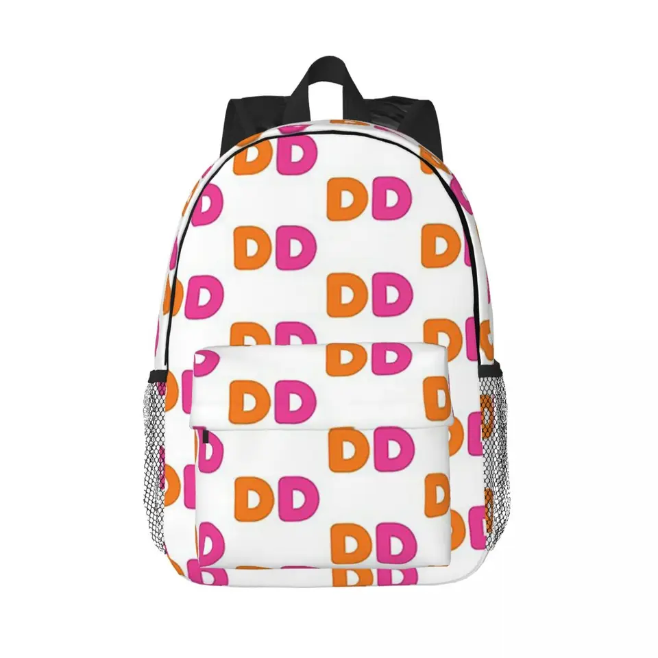 Milujem Dunkin Donuts Backpacks Teenager Bookbag Casual Študenti Školské tašky cestovanie Rucksack rameno tašku veľkú kapacitu