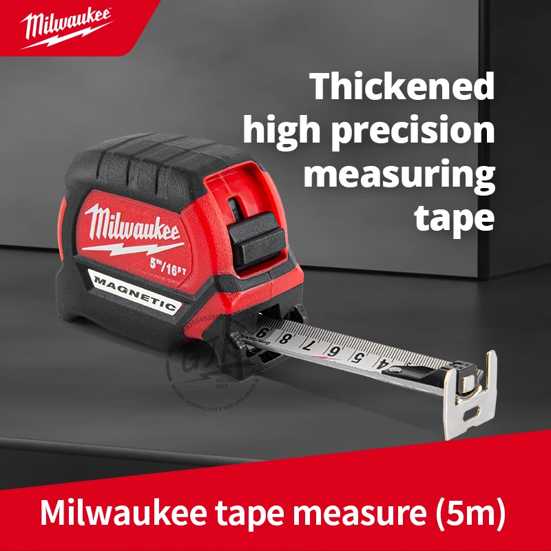 Milwaukee 48-22-0616 meracia páska 5m/16 stôp magnetické červeno-čierne