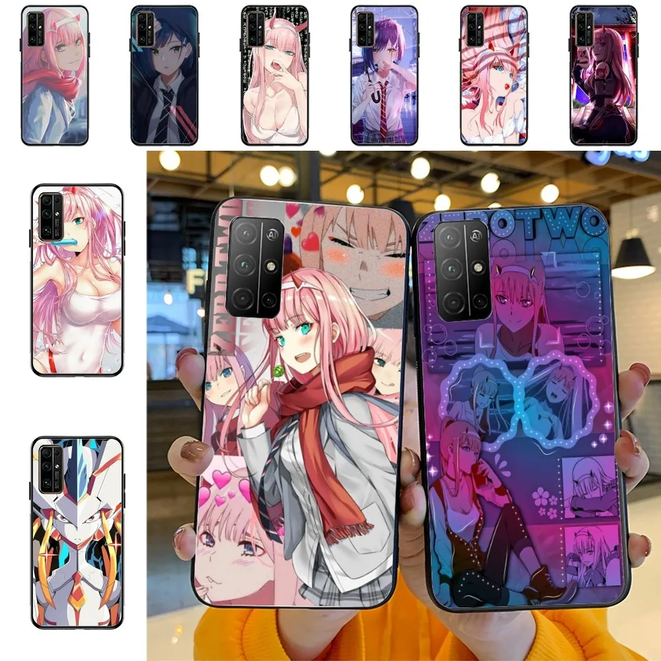 Miláčik v puzdre pre telefón Franxx pre Huawei Honor 10 Lite 9 20 7a 9x 30 50 60 70 Pro Plus mäkký silikónový kryt