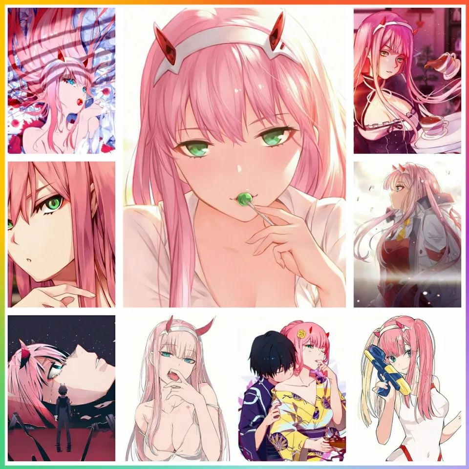 Miláčik vo franxxe nula dva 002 anime diamant maľba nový pixel 5d DIY Art Mosaic Wink Cross Cross Stitch Puzzle ful ful